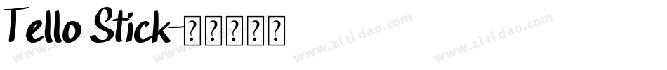 Tello Stick字体转换